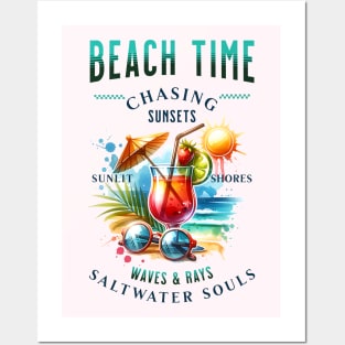 Colorful Summer Time Design, Joy of Summer Posters and Art